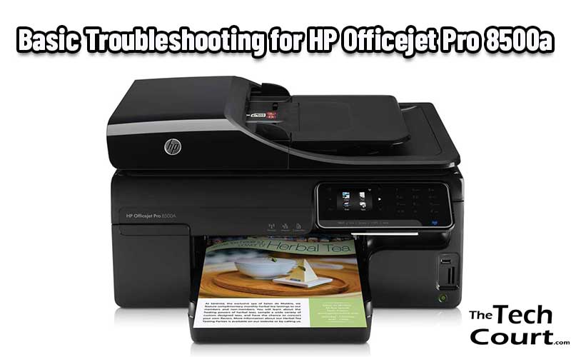 HP Officejet Pro 8500a Troubleshoot