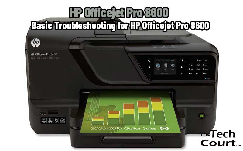 HP Officejet Pro 8600 troubleshoot