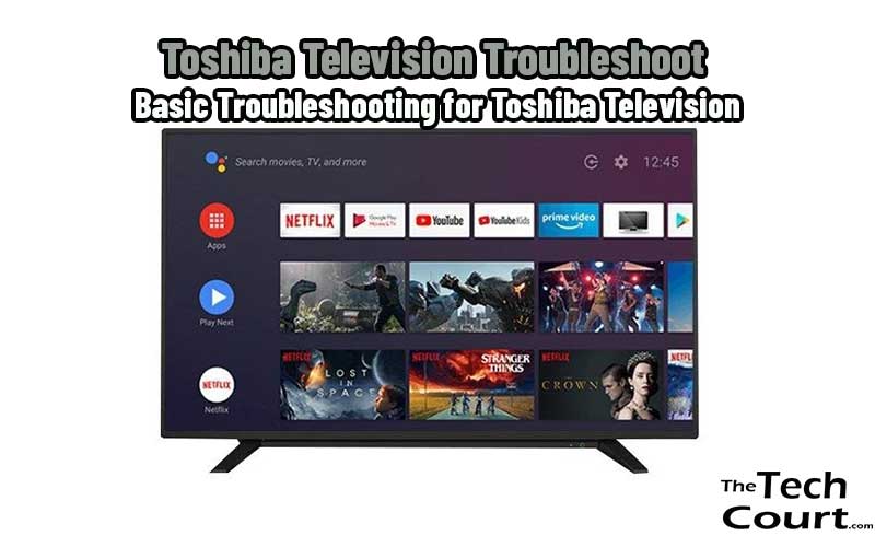 Toshiba Television Troubleshoot