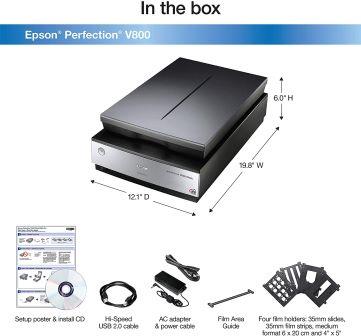 Epson V800 comparison