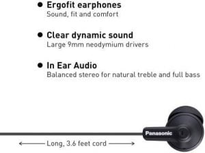Panasonic HJE 120 earbud