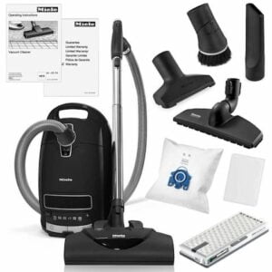 Miele complete c3 Kona powerline, Cleaning brushes, carpet cleaner brush, nozzle etc..