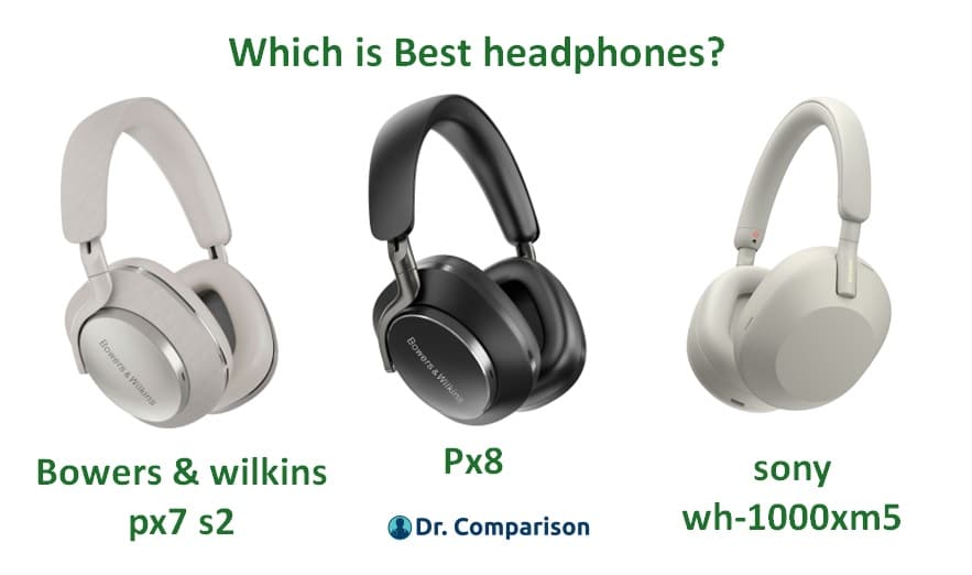Complete Comparison guide for choosing best out of Bowers & wilkins px7 S2 or px8 or Sony’s WH-1000XM5
