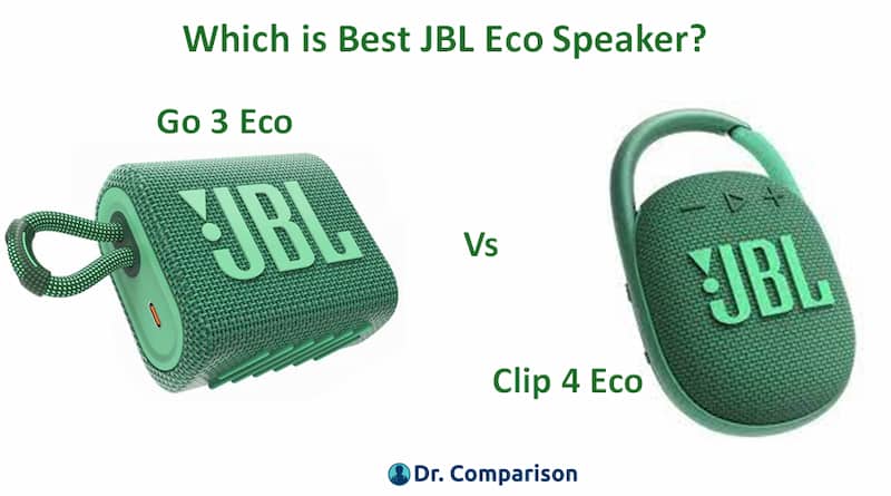 Similarities , Differences between JBL GO 3 Eco and JBL Clip 4 Eco models