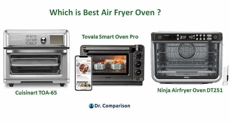 Tovala Smart Oven Pro vs Cuisinart TOA-65 vs Ninja Airfryer Oven DT251
