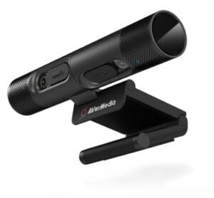 AverMedia PW313D webcam design and quality compared with BenQ S1 pro ideacam and Logitech Brio 500