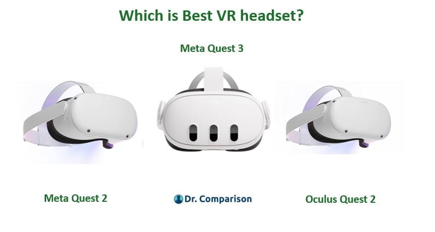 Meta quest 3 vs Meta quest 2 vs Oculus Quest 2